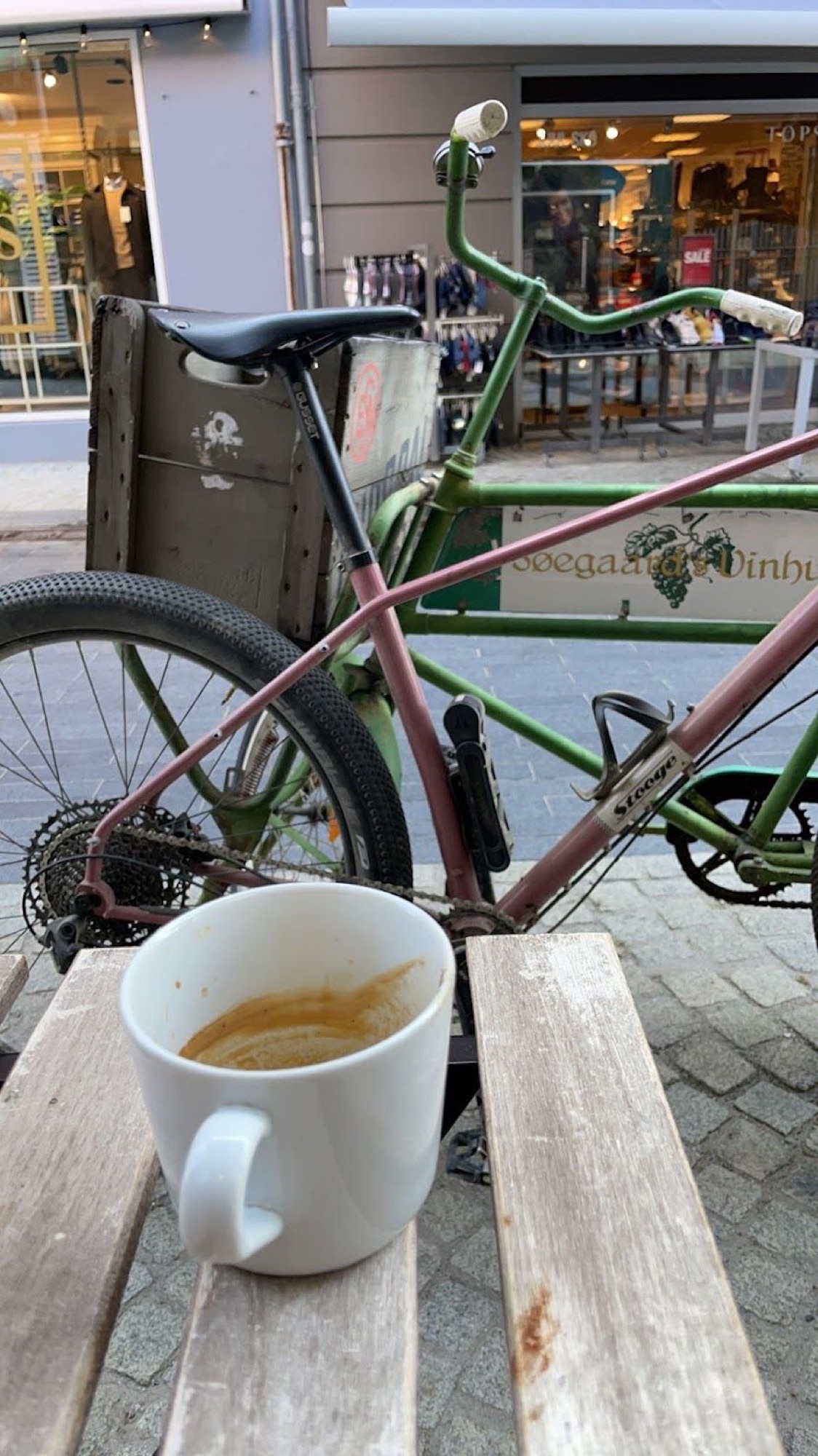 Post ride espresso